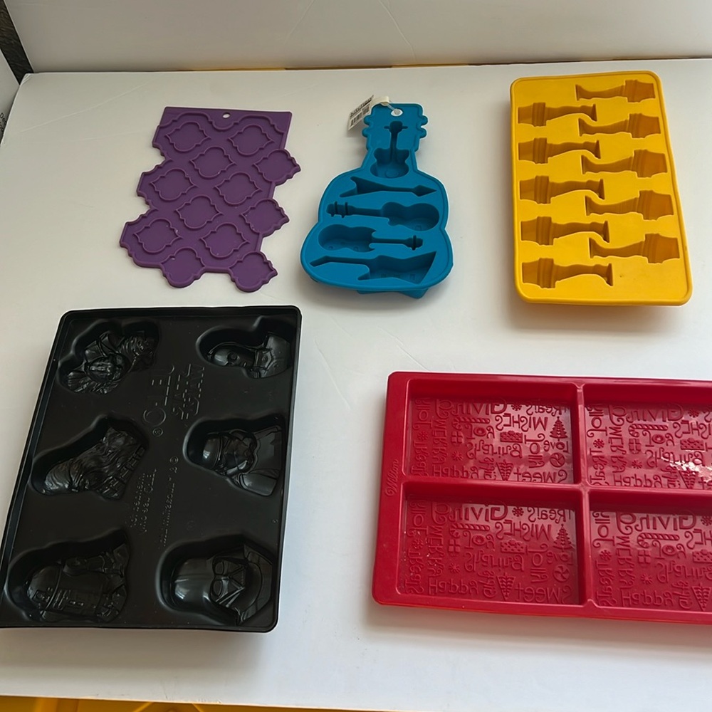 Silicone molds 5piece set